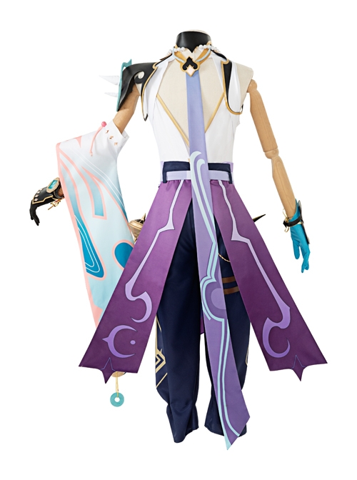 Genshin Impact Xiao Halloween Game Cosplay Costume Full Set