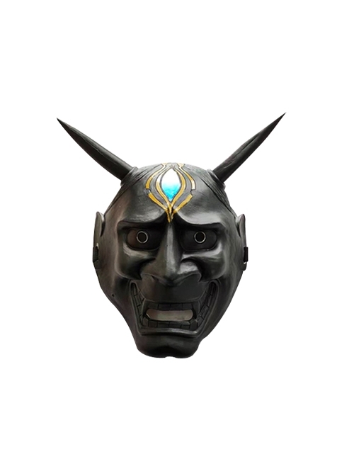 Genshin Impact Xiao Halloween Game Cosplay Accessories Black Mask