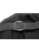 Front Metal Rings Leather Strap Decoration Black Punk Imitation Suede Men Mask