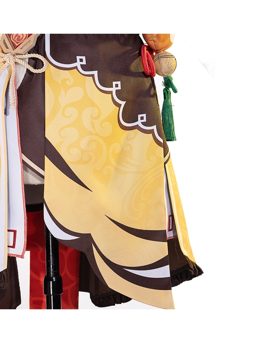 Genshin Impact Xiangling Halloween Game Cosplay Costume Full Set