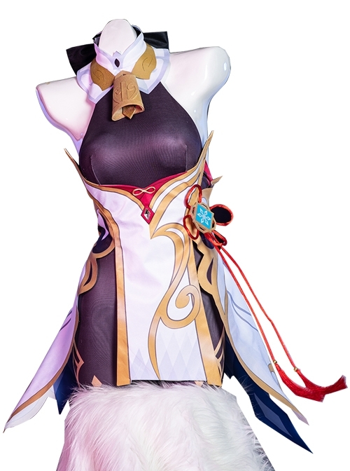 Genshin Impact Ganyu Halloween Game Cosplay Costume Full Set