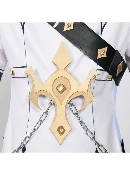 Genshin Impact Albedo Halloween Game Cosplay Costume Full Set