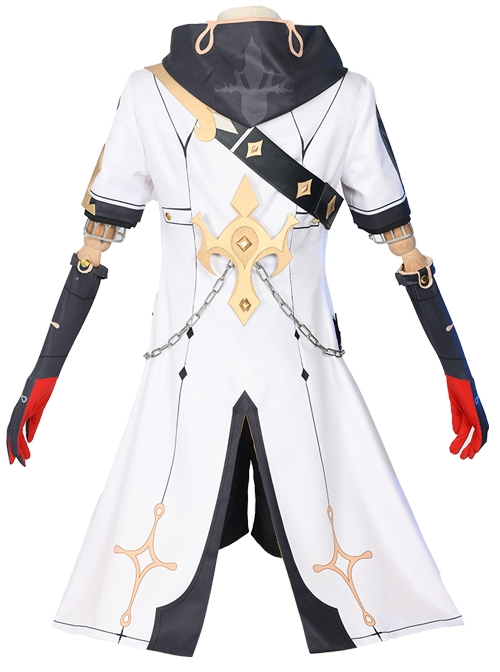 Genshin Impact Albedo Halloween Game Cosplay Costume Full Set