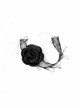 Black Gothic Retro Rose Tassel Ribbon Halloween Party Show Choker