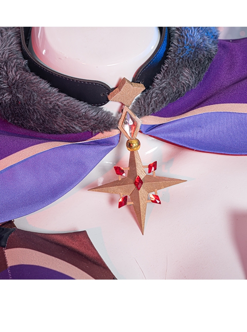 Genshin Impact Astologis Mona Maggistus Halloween Game Cosplay Costume Full Set