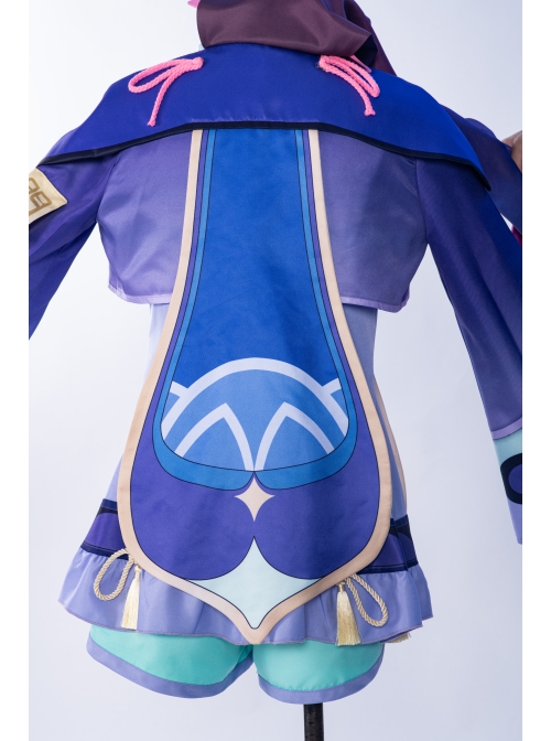 Genshin Impact Qiqi Cute Zombie Halloween Game Cosplay Costume Full Set