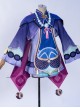 Genshin Impact Qiqi Cute Zombie Halloween Game Cosplay Costume Full Set