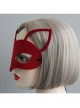 Exaggerated Fashion Burgundy Fox Halloween Christmas Adult Masquerade Performance Mask