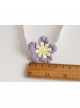 Cute Fashion Baby Girl Child Purple Flower Hundred Days Old Elastic Hair Band