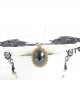 Fashion Gothic Retro Black Lace Flower Diamond Female Wide Necklace