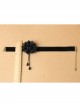 Black Gothic Retro Fashion Lace Flower Velvet Exaggerated Female Performance Choker