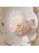Cute Fashion Birthday White Lace Snowflake Flower Baby Girl Elastic Headband