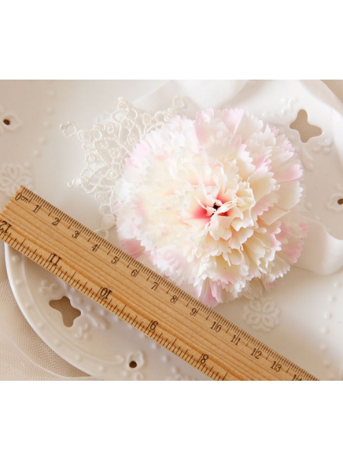 Cute Fashion Birthday White Lace Snowflake Flower Baby Girl Elastic Headband