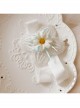 Cute Fashion Princess White Lace Flower Baby Girl Year Old Elastic Headband