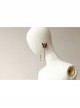 Gothic Burgundy Butterfly Exaggerated Tassel Female Handmade Retro Long Earrings