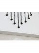 Fashion Gothic Retro Party Black Tassel Lace Flowers Female Choker