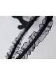 Cute Black Fashion Antlers Lace Funny Halloween Christmas Holiday Headband