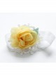 Cute Fashion White Fabric Yellow Flowers Baby Girl Year Old Holiday Travel Headband