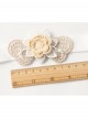Fashion Golden White Lace Yarn Flower Festival Birthday Girl Baby Child Princess Cute Hairband