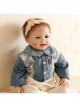 Fashion Golden White Lace Yarn Flower Festival Birthday Girl Baby Child Princess Cute Hairband