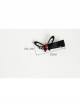 Gothic Black Retro Fashion Halloween Prom Party Holiday Show Butterfly Ruby Hairpin