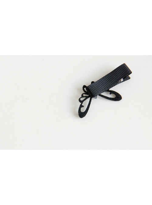 Gothic Black Retro Fashion Halloween Prom Party Holiday Show Butterfly Ruby Hairpin