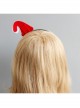 Cute Fashion Red Christmas Hat Christmas Stage Performance Party Headband