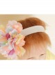 Cute Fashion Exaggerated Birthday One Year Old Holiday Color Flowers Baby Girls Headband