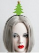 Cute Fashion Green Christmas Tree Golden Stars Christmas Holiday Funny Performance Headband
