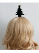 Cute Fashion Green Christmas Tree Golden Stars Christmas Holiday Funny Performance Headband