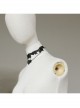 Steampunk Black Gear Retro Lace Birthday Wedding Dress Choker
