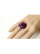 Gothic Retro Black Lace Dark Green Purple Rose Flower Female Band Ring Bracelet Wristband