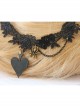 Gothic Vampire Spider Black Heart Lace Pop Retro Fashion Exaggerated Choker