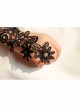Gothic Retro Sexy Masquerade Trendy Personality Female Black Lace Long Gloves Bracelet
