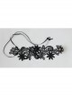 Gothic Retro Sexy Masquerade Trendy Personality Female Black Lace Long Gloves Bracelet