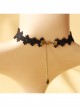 Gothic Fashion Dark Queen Retro Pearl Lace Multi-Level Female Choker