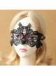 Black Gothic Retro Love Masquerade Princess Grimace Halloween Lace Mask