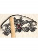 Black Gothic Retro Love Masquerade Princess Grimace Halloween Lace Mask