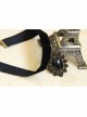 Retro Fashion Simple Gothic Black Velvet Gemstone Female Choker