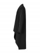 Black Gothic Drawstring Long Sleeve Knit Cardigan