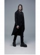 Black Gothic Drawstring Long Sleeve Knit Cardigan