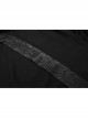 Black Gothic Drawstring Long Sleeve Knit Cardigan