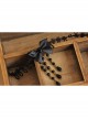Baroque Retro Lolita Bow Black Lace Tassel Pearl Fashion Choker