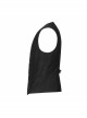 Front Retro Metal Button Embroidery Ribbon Decoration Black Gothic Vest