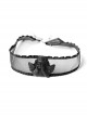 Simple Street Shooting All-match Sexy Black Angel Ribbon Halloween Prom Party Choker