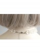 Baroque Personality Fashionable Party Prom Dress White Crystal Pearl Bow Short Necklace