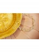 Baroque Personality Fashionable Party Prom Dress White Crystal Pearl Bow Short Necklace