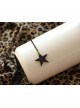 Gothic Black Fashion Personality Lace Wish Stars Tassel Female Choker