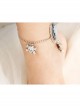 Retro Beauty Skull and Crossbones Silver Little Sun Multi-element Simple All-match Fashion Anklet