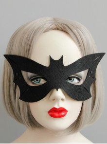Fashion Personality Multi-Colored Bat Half Face Halloween Christmas Female Adult Child Prom Performance Mask